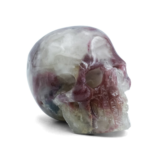 Starborn Rubellite Tourmaline from Paraiba Hand Carved Skull 319ct - 1 Piece