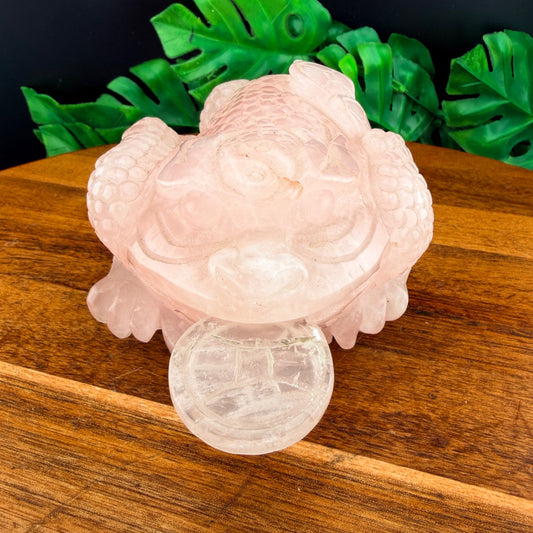Rose Quartz Money Toad