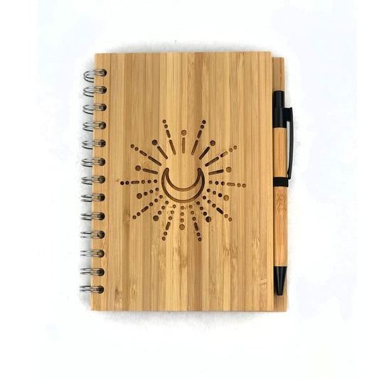 Bamboo Journal & Pen Set - Sage & Magic