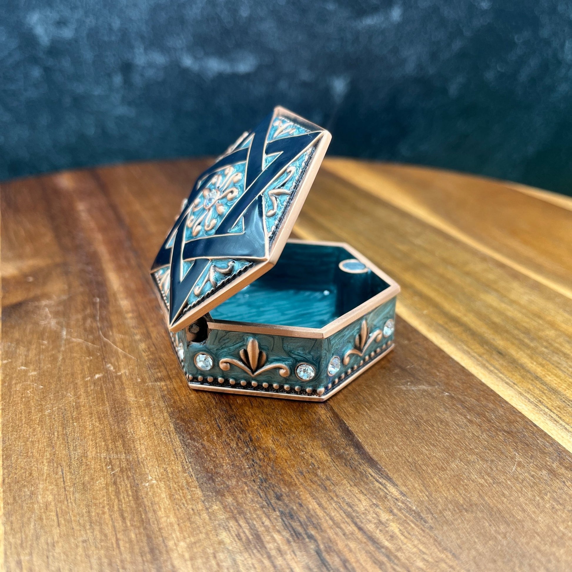 Blue 6 - pointed Star Decorative Box - Sage & Magic