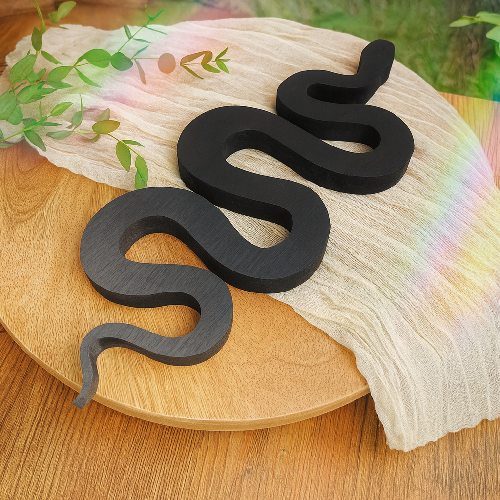 Wooden Snake Sphere Stand