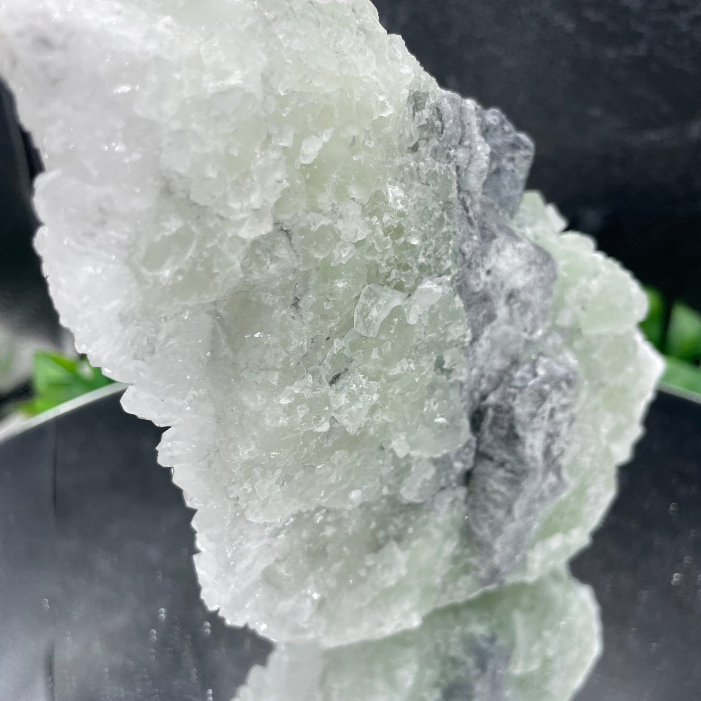 Glassy Green Cubic Fluorite on Quartz - Sage & Magic