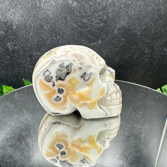 Ice Cream Calcite Skull