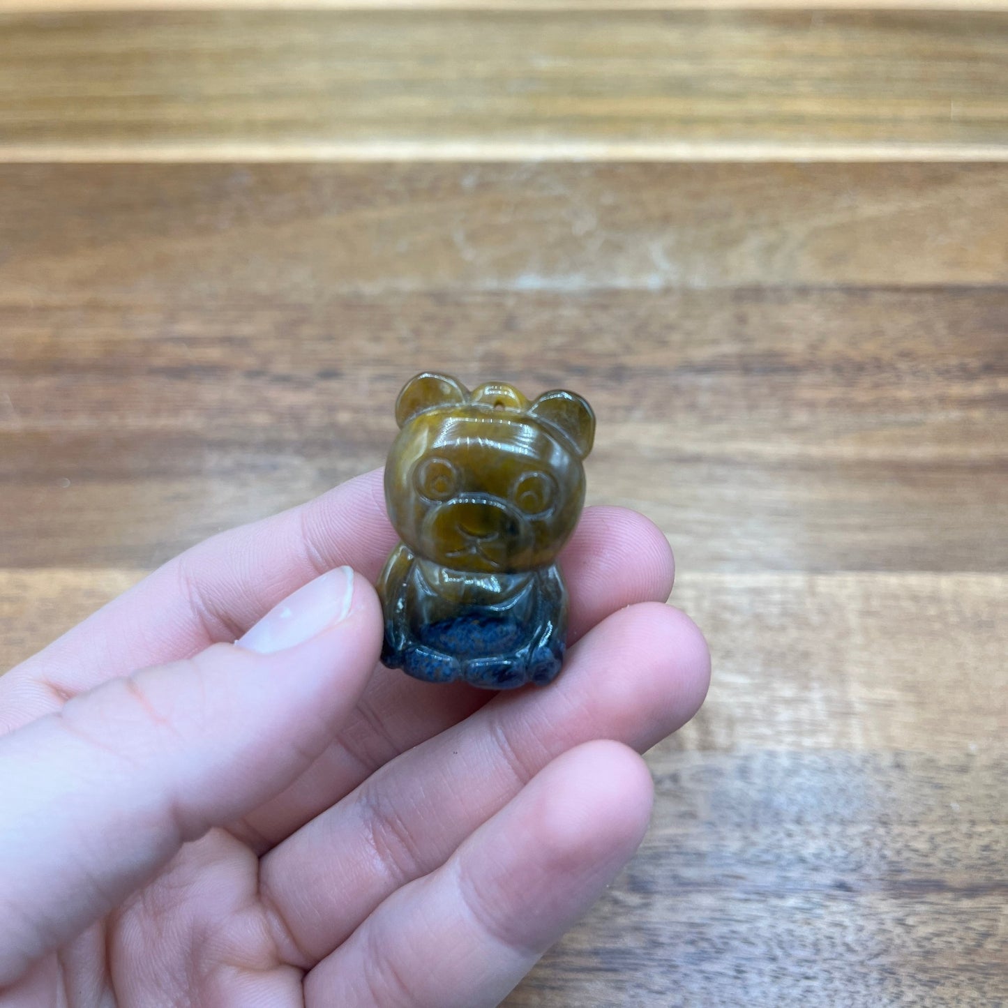 Pietersite Bear Pendant - Sage & Magic