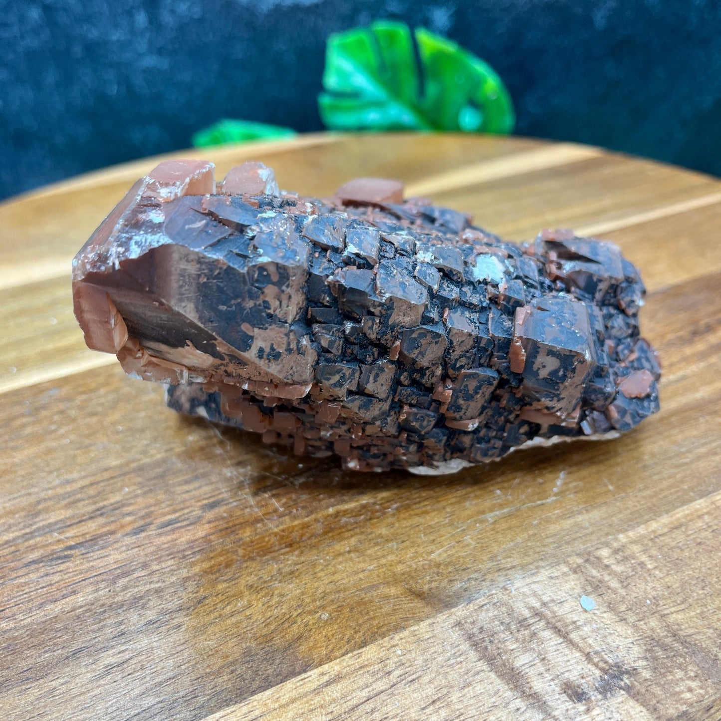 Red Hematite on Calcite - Sage & Magic