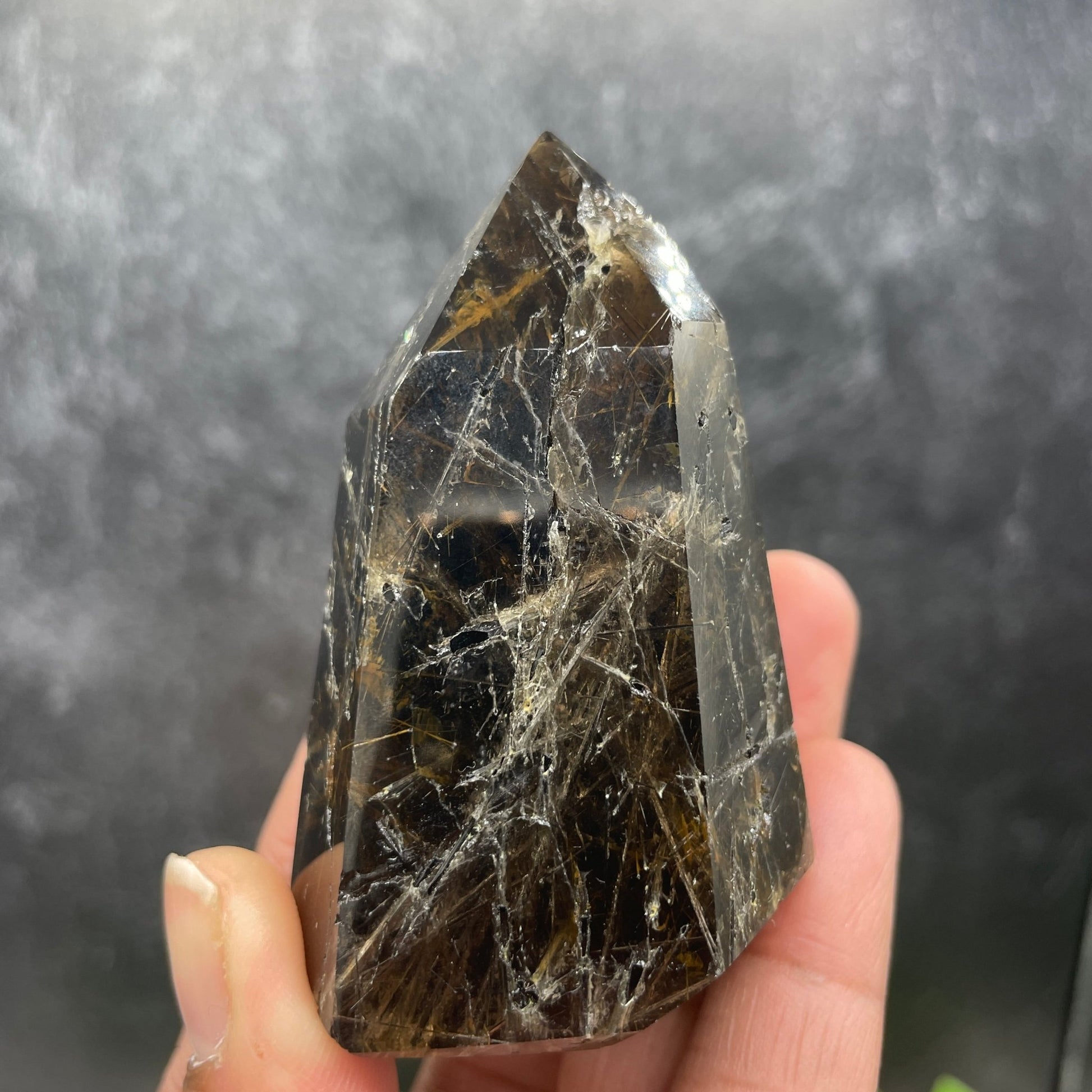 Rutile in Smoky Quartz - Sage & Magic