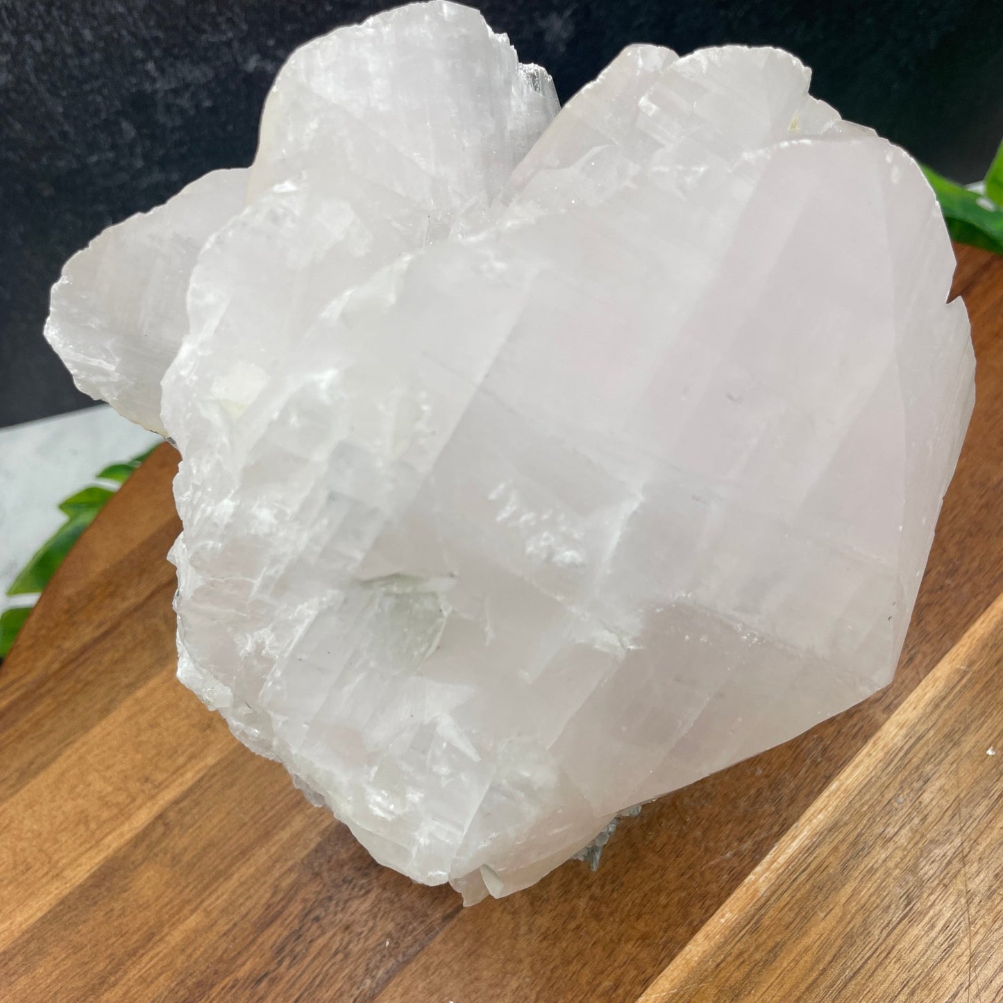 XL Bladed Mangano Calcite Specimen - Sage & Magic