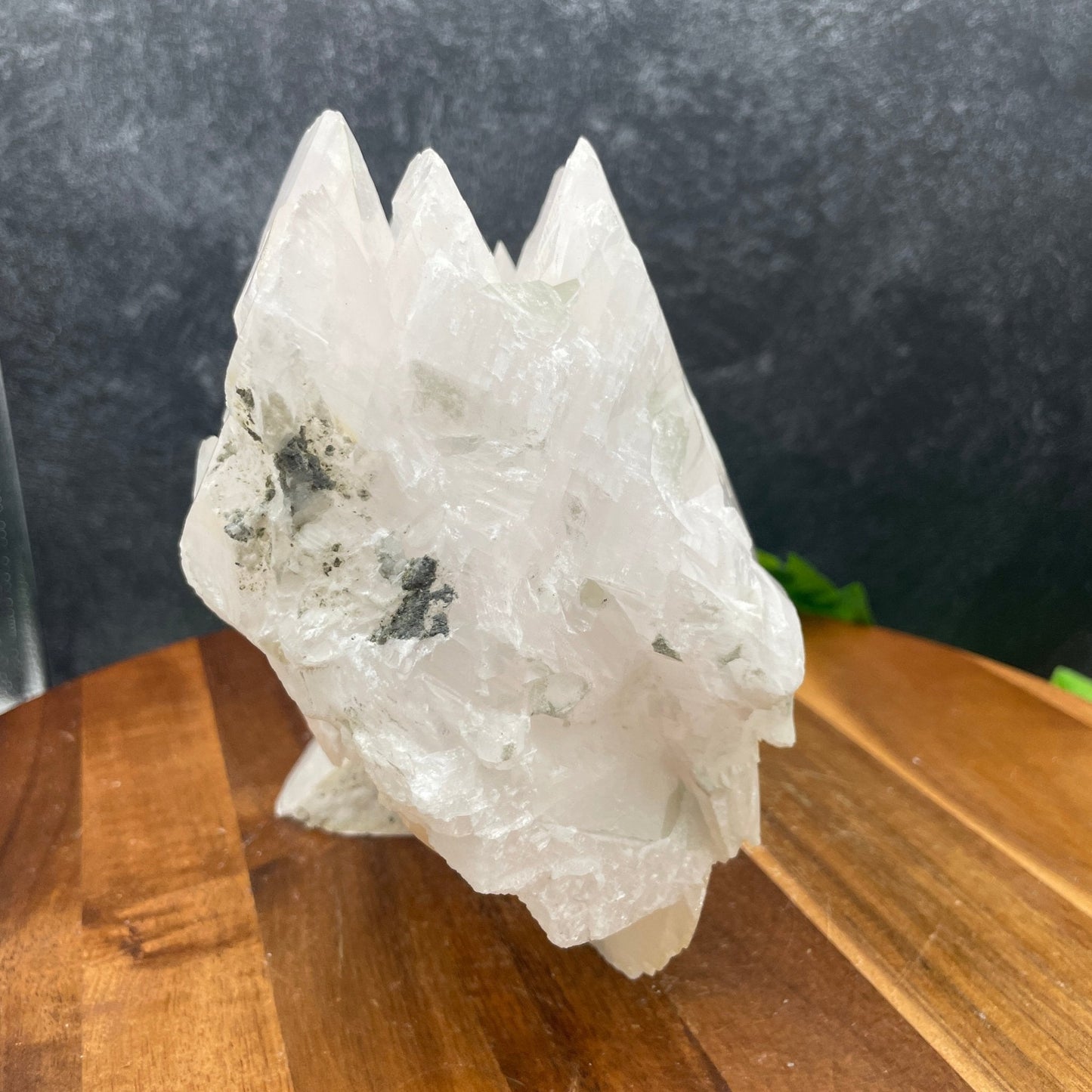 XL Bladed Mangano Calcite Specimen - Sage & Magic