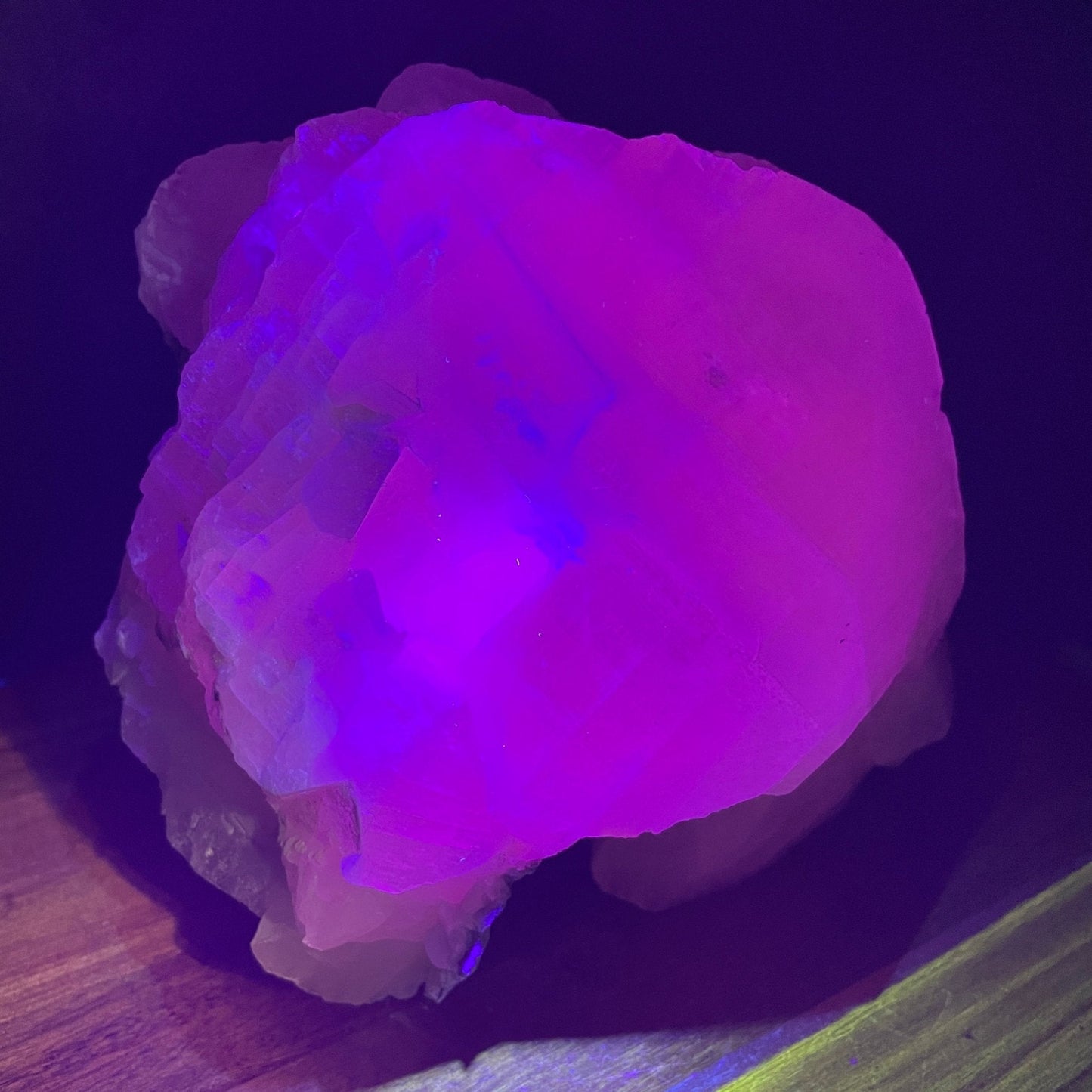 XL Bladed Mangano Calcite Specimen - Sage & Magic