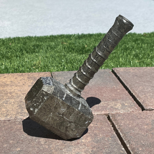 XL Pyrite Thor Hammer - Sage & Magic