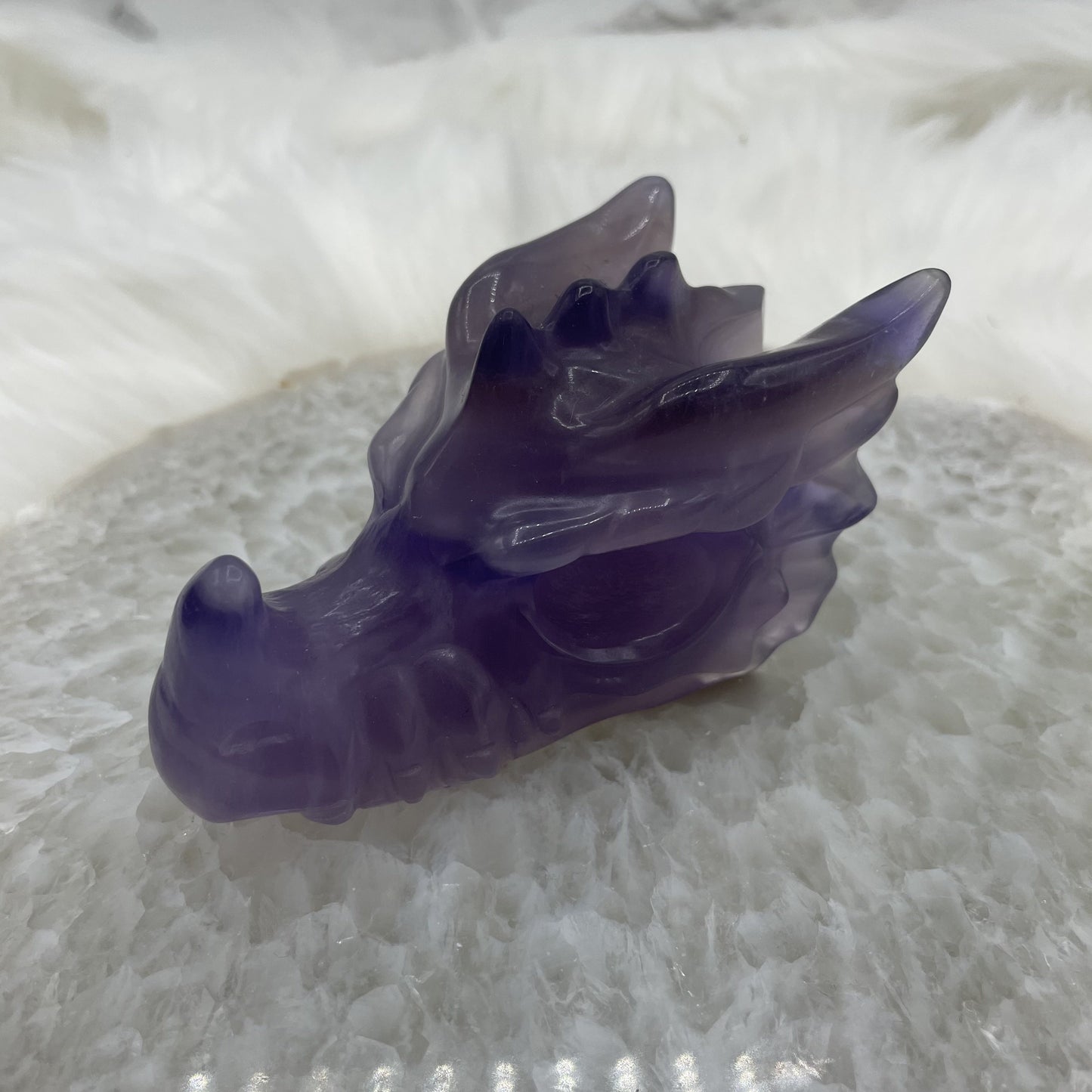 Crystal Dragon Skull