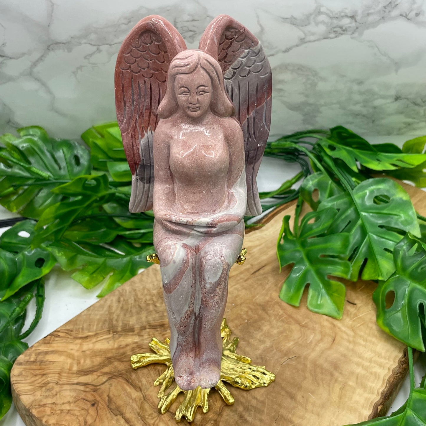 Ocean Jasper Sitting Angel