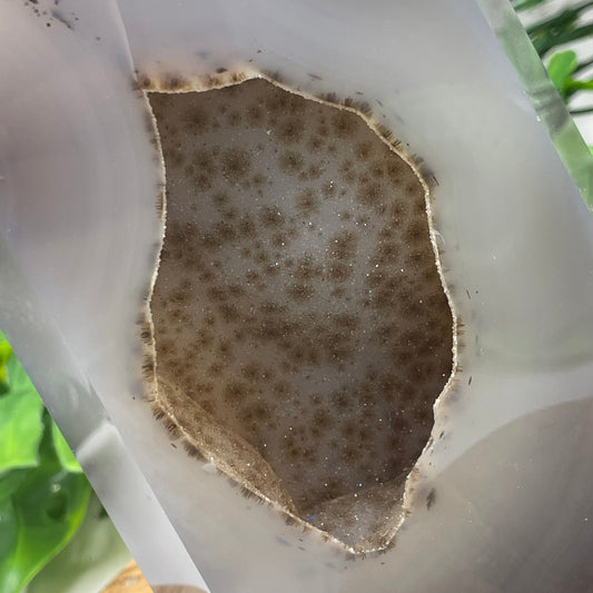 Druzy Flower Agate Tower