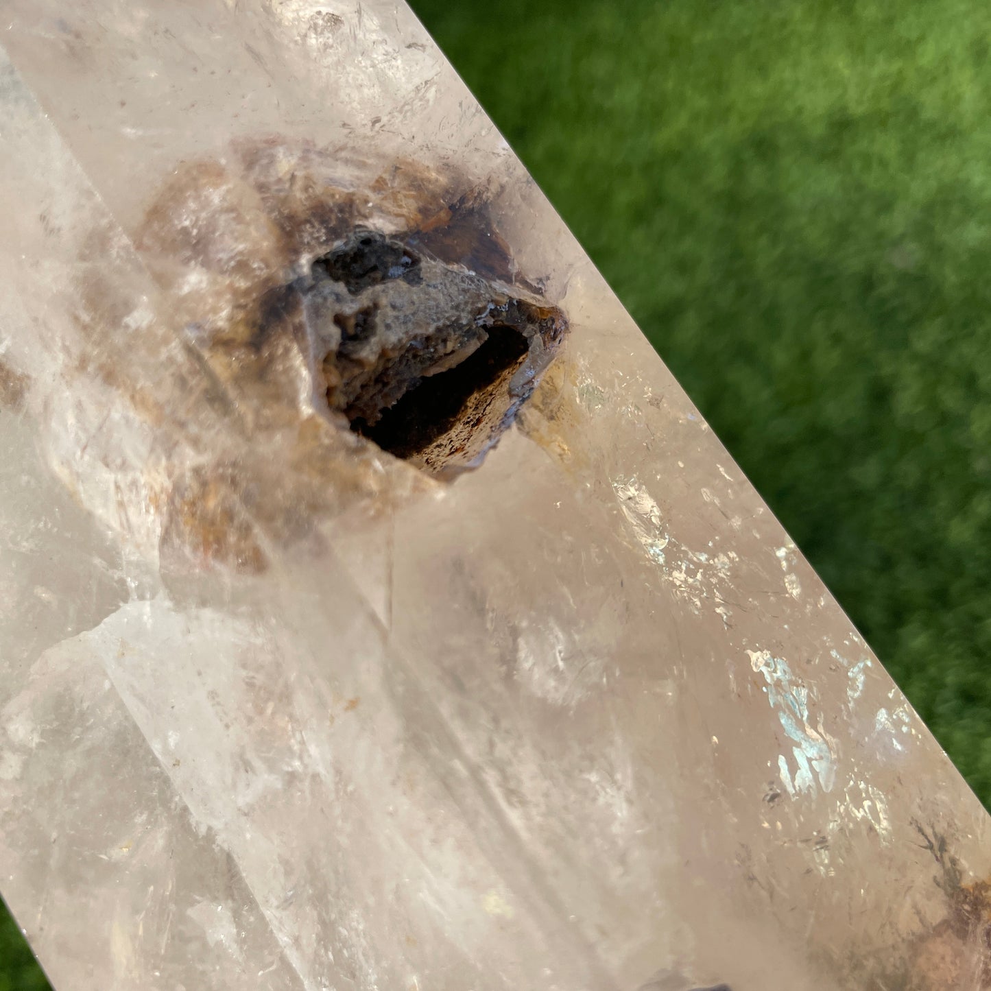 6 lb Clear Garden Quartz Tower