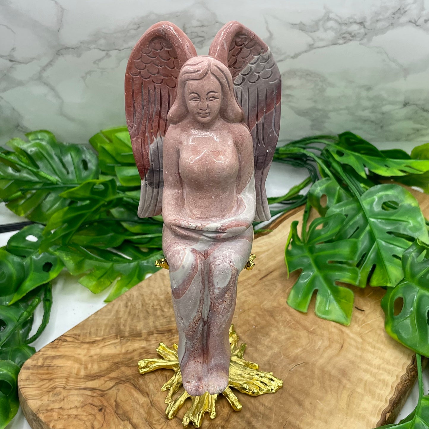 Ocean Jasper Sitting Angel