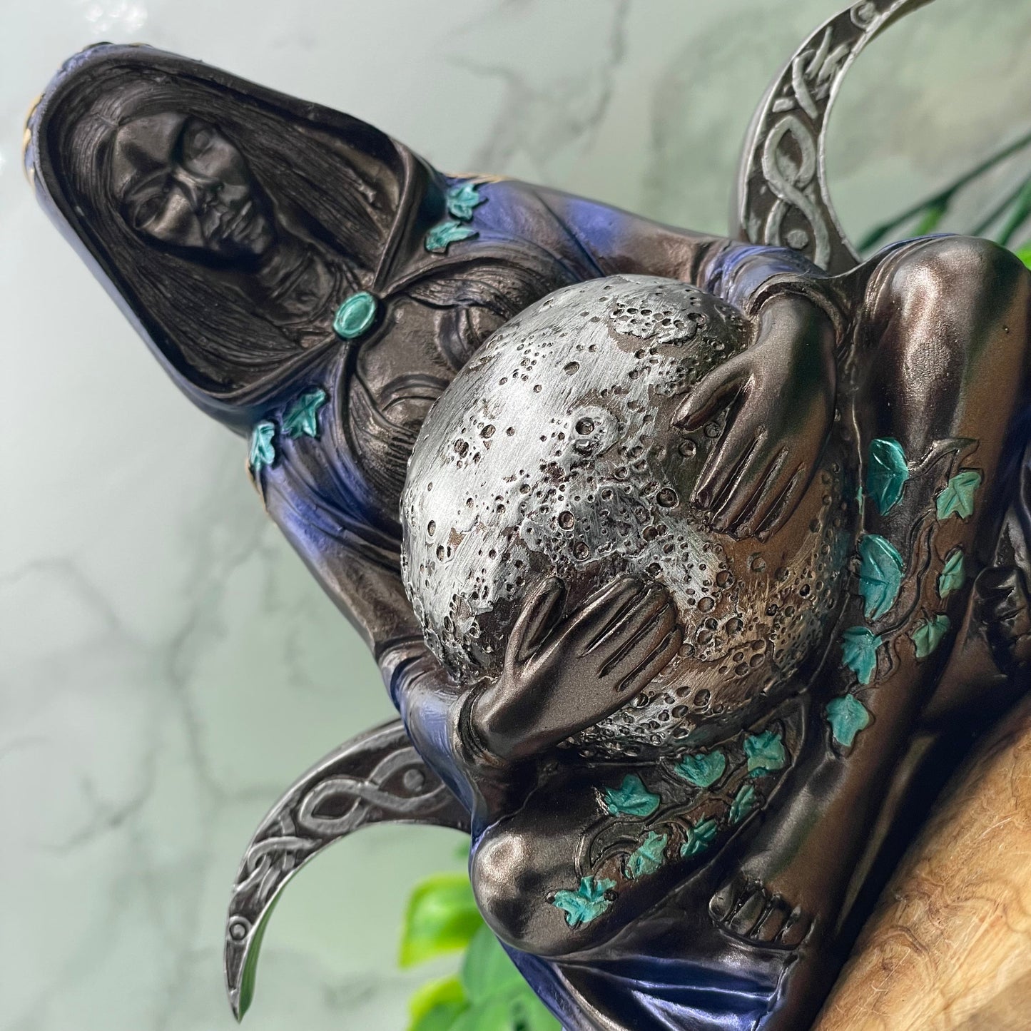 Celtic Moon Goddess Statue