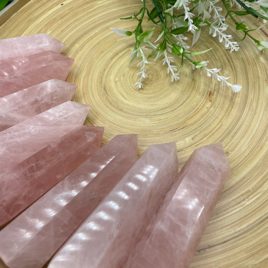 Rose Quartz Small Tower