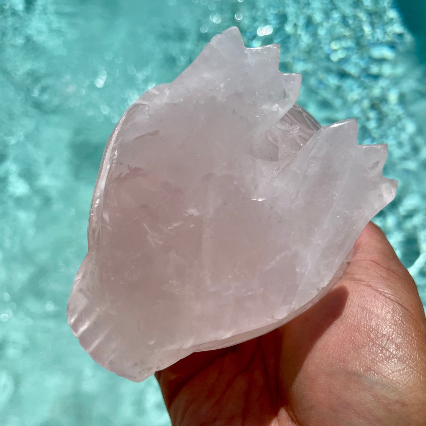 Rose Quartz Owl