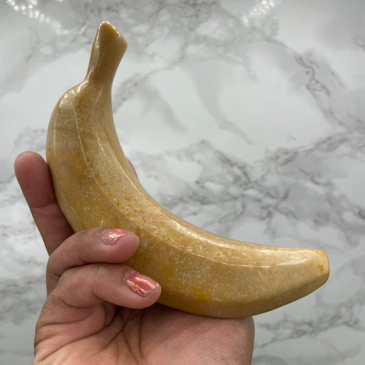 Yellow Jade Crystal Banana