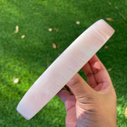 XL Rose Quartz 5 Pointed Star