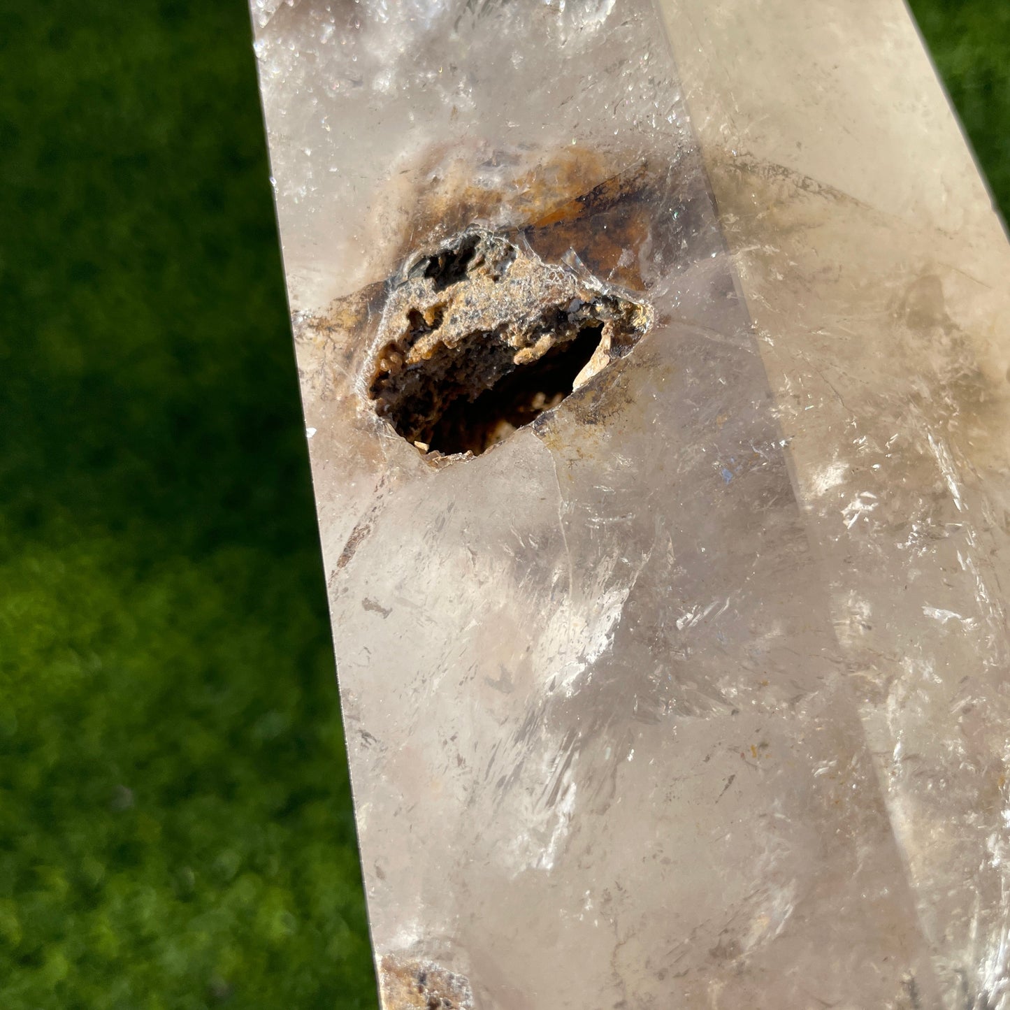 6 lb Clear Garden Quartz Tower