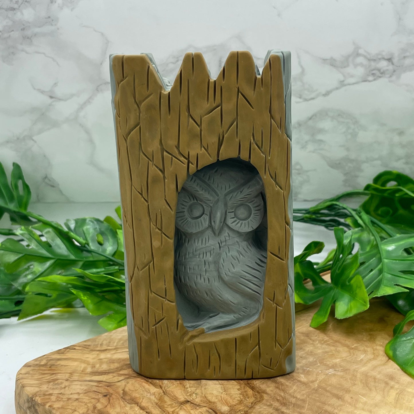 Songhua Jasper Owl in Tree