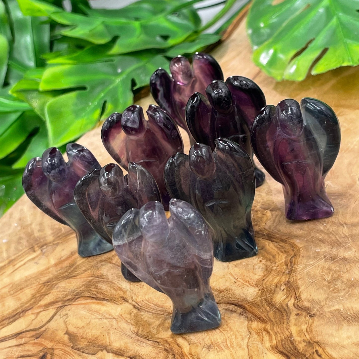 Mini Rainbow Fluorite Angel