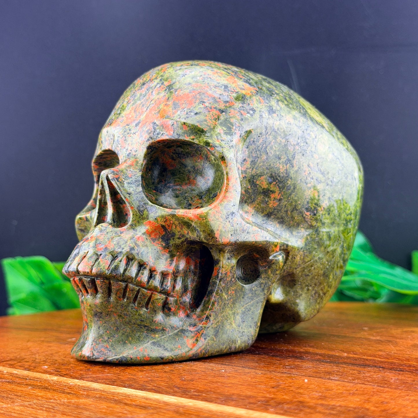 Unakite Skull