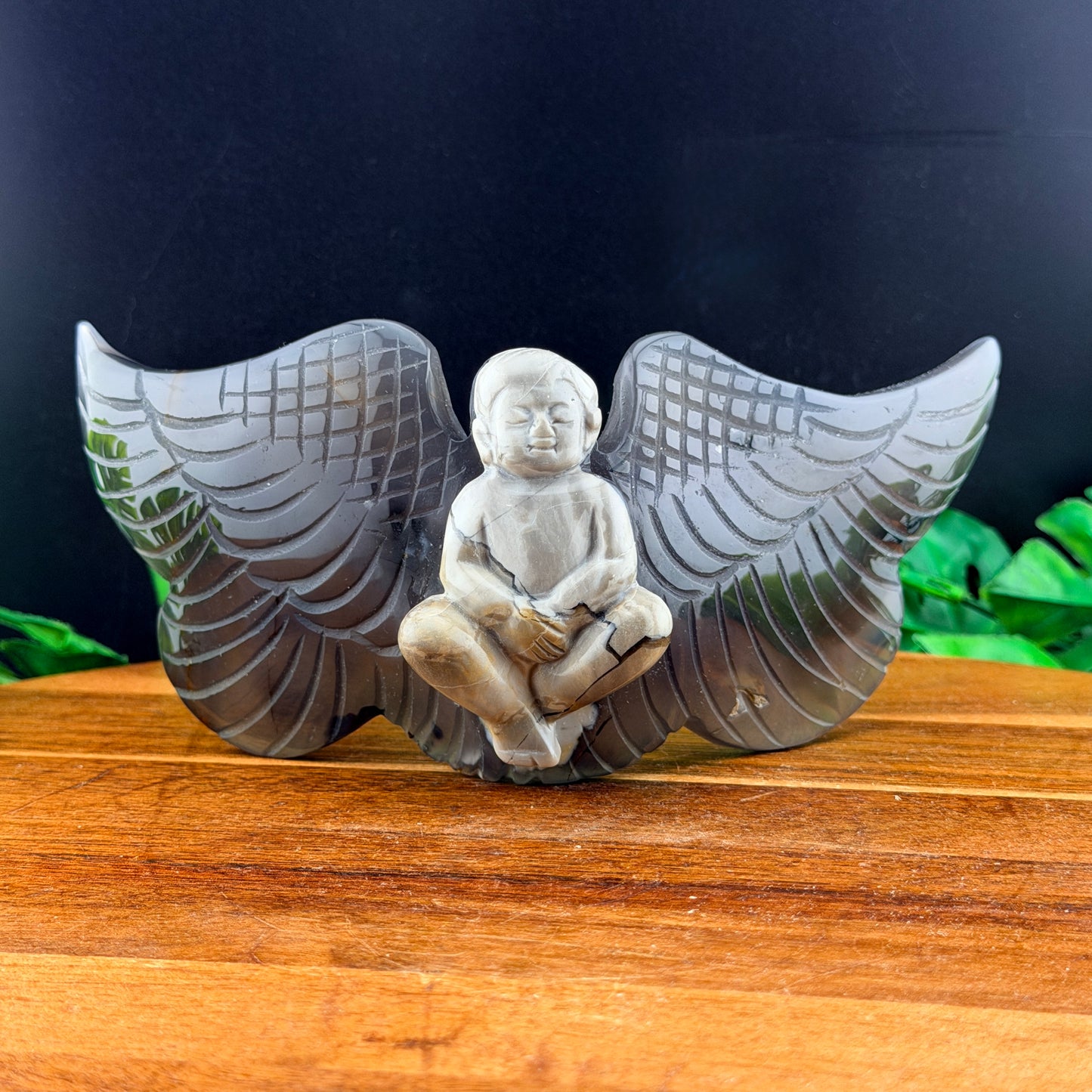 Volcano Agate Cherub Angel