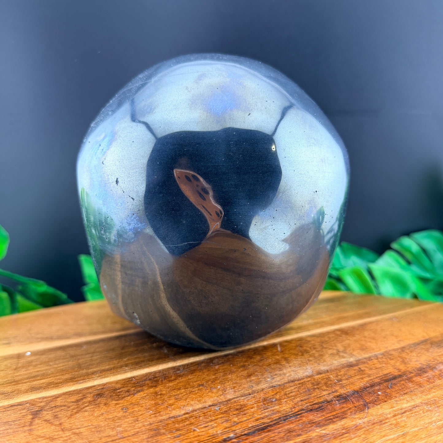 XL 7 inch Hematite Skull