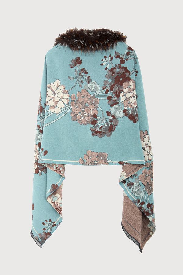 Bloom Reversible Fur Scarf