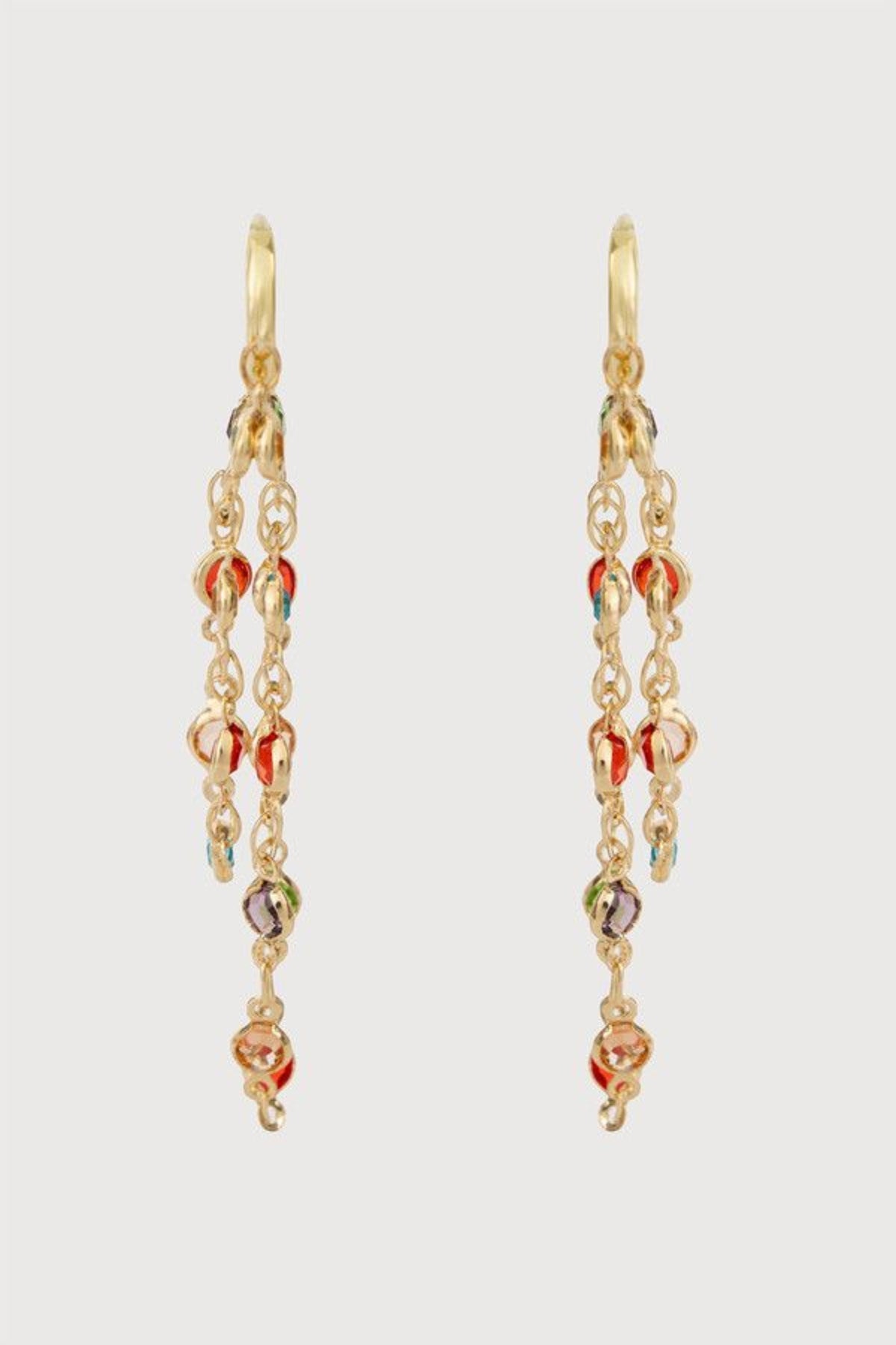 Glass Multi Layer Earring