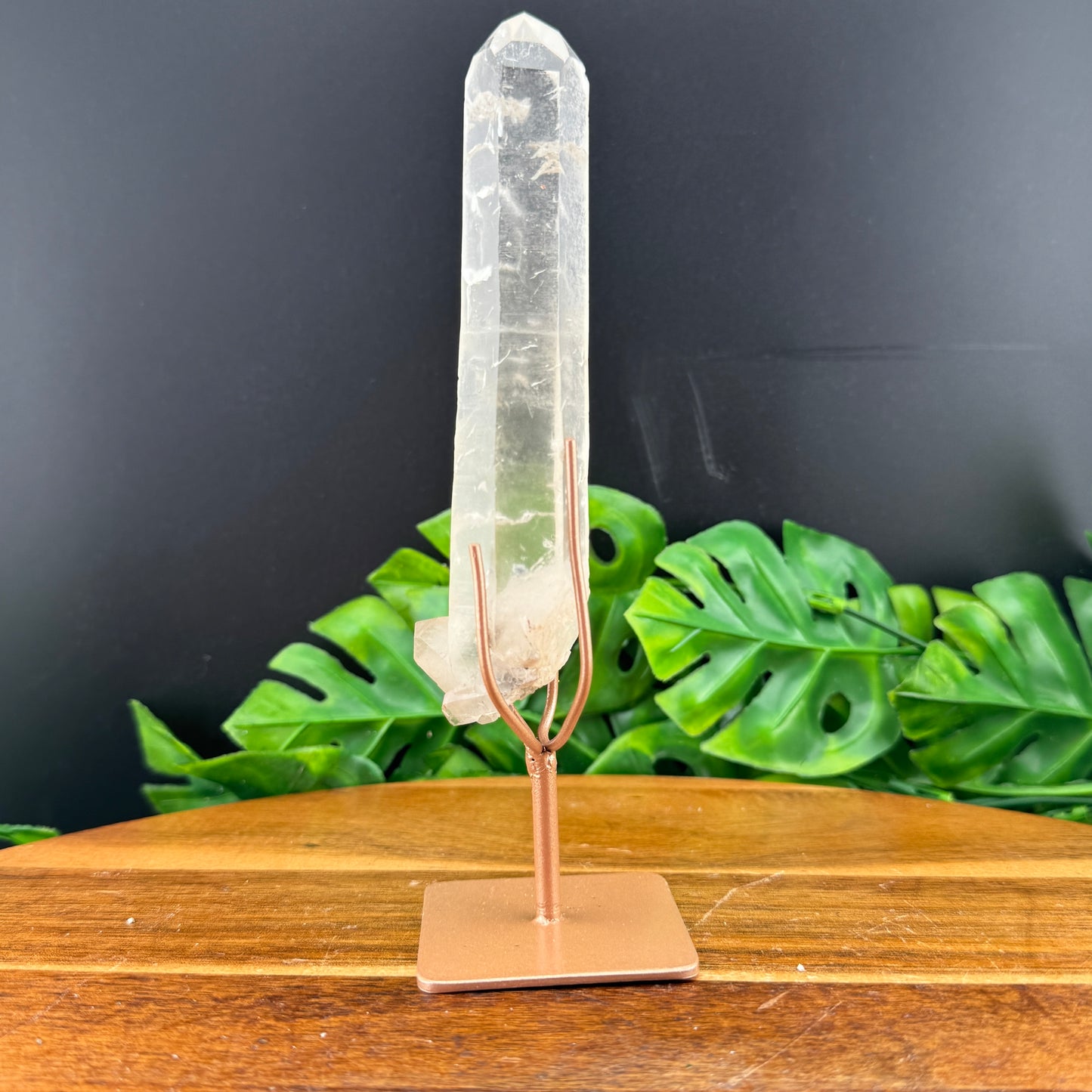 Lemurian Point on Gold Stand