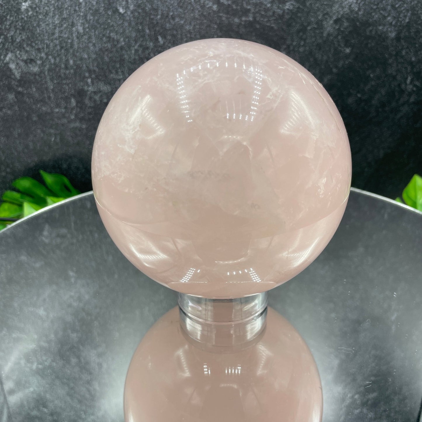 110mm Light Pink Rose Quartz Sphere - Sage & Magic