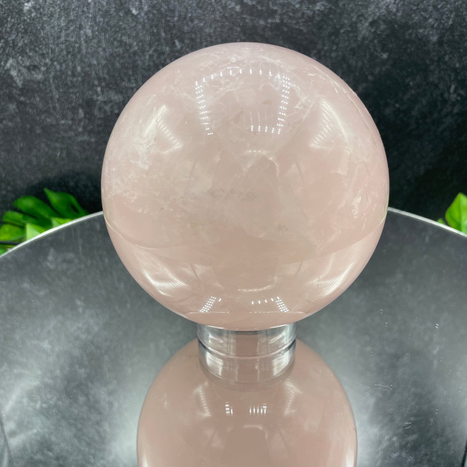 110mm Light Pink Rose Quartz Sphere - Sage & Magic