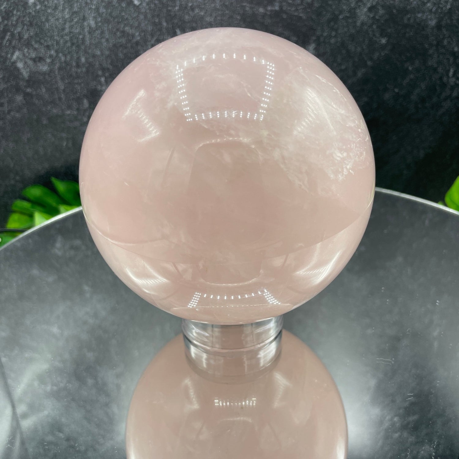 110mm Light Pink Rose Quartz Sphere - Sage & Magic