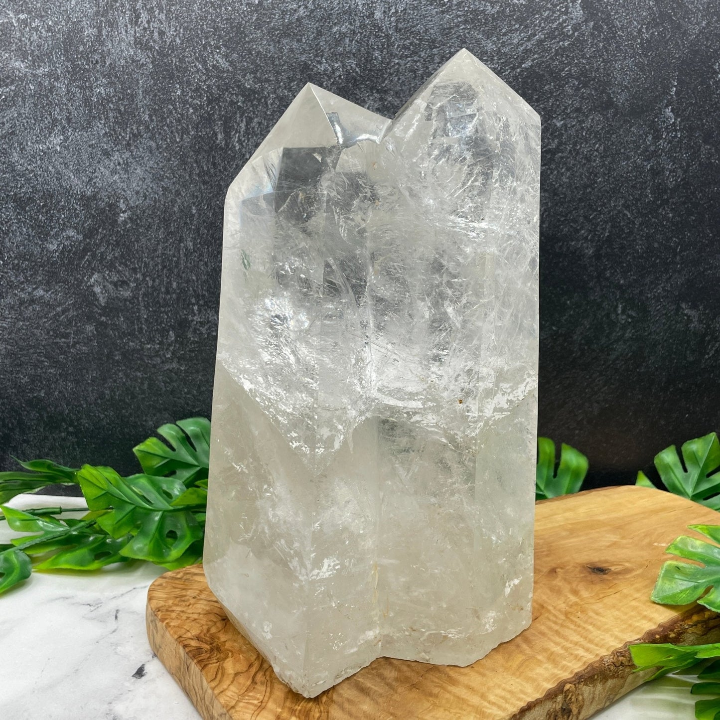 14 lb Clear Quartz Double Tower - Sage & Magic