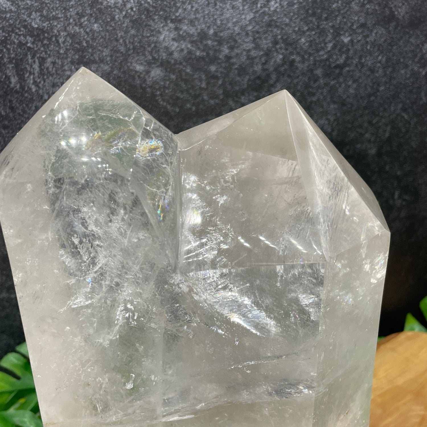 14 lb Clear Quartz Double Tower - Sage & Magic