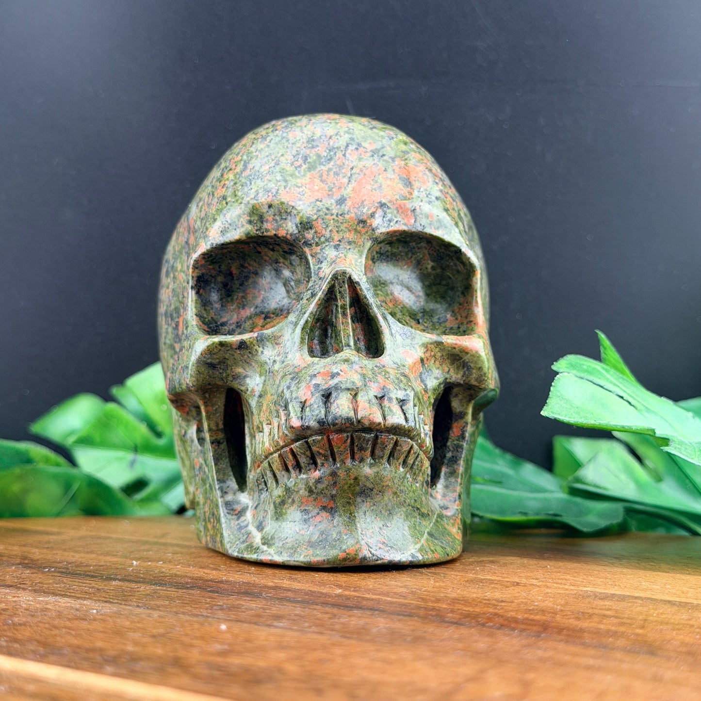 Unakite Skull