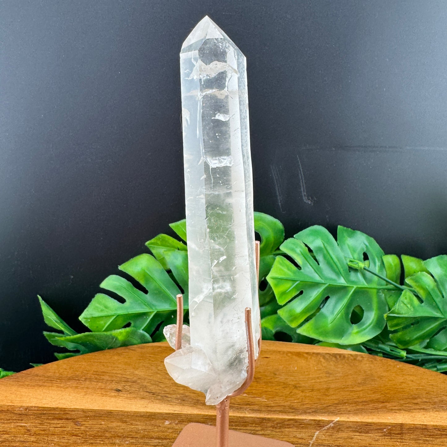 Lemurian Point on Gold Stand