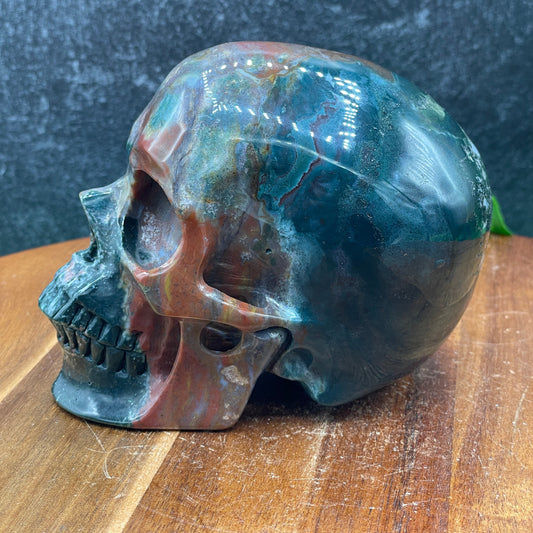 Indian Agate Skull