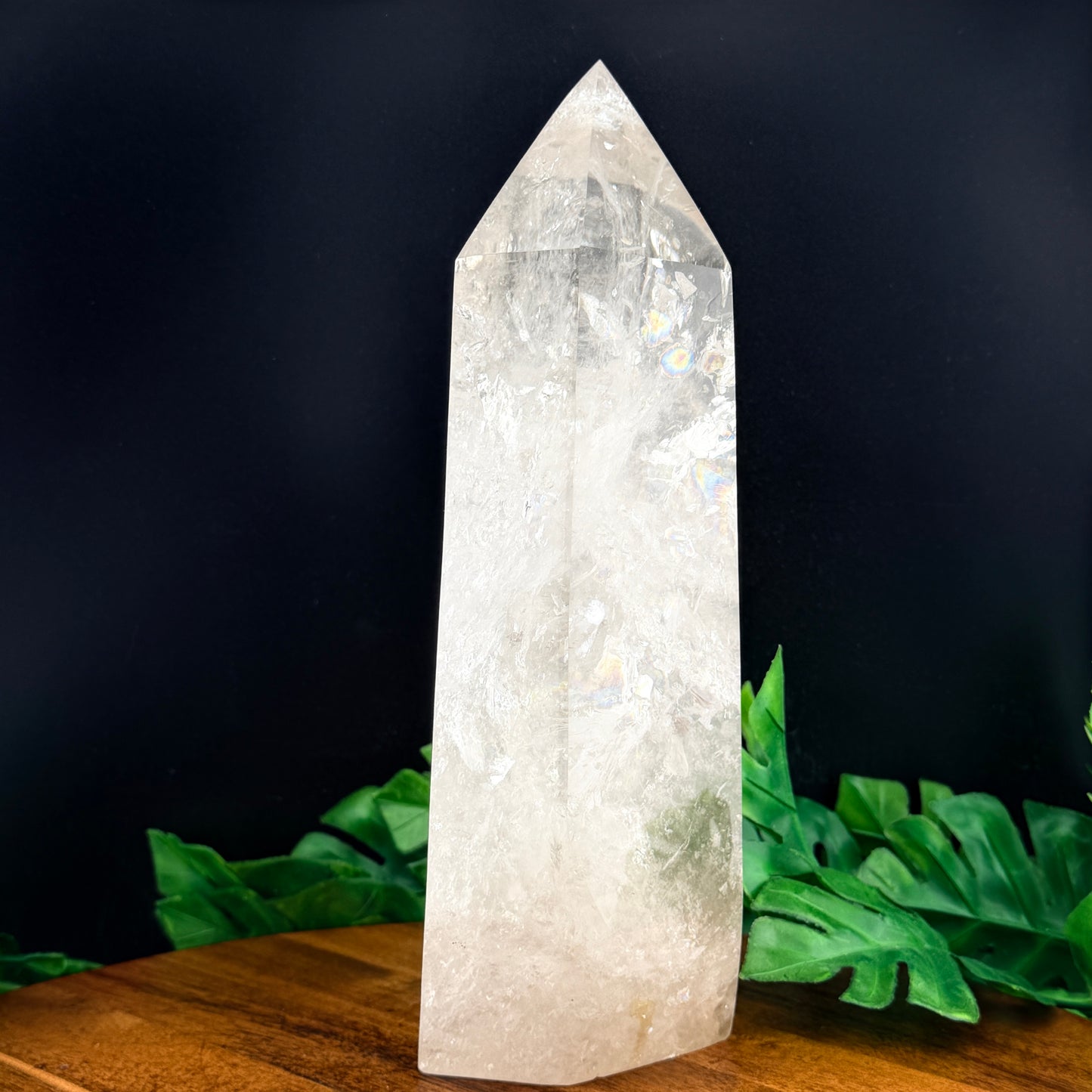 XL Stunning Clear Quartz Tower