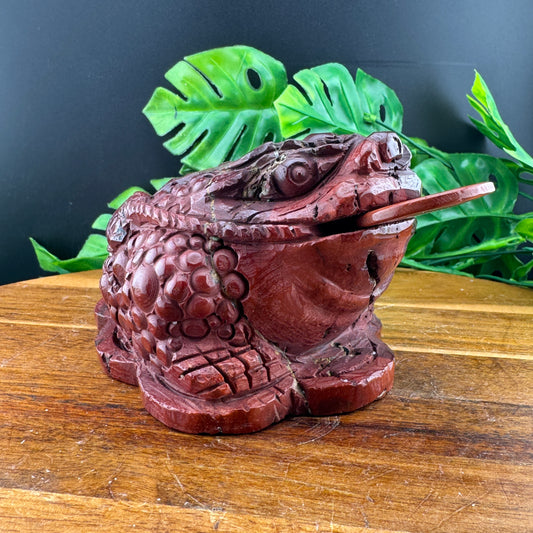 Red Mookaite Money Toad