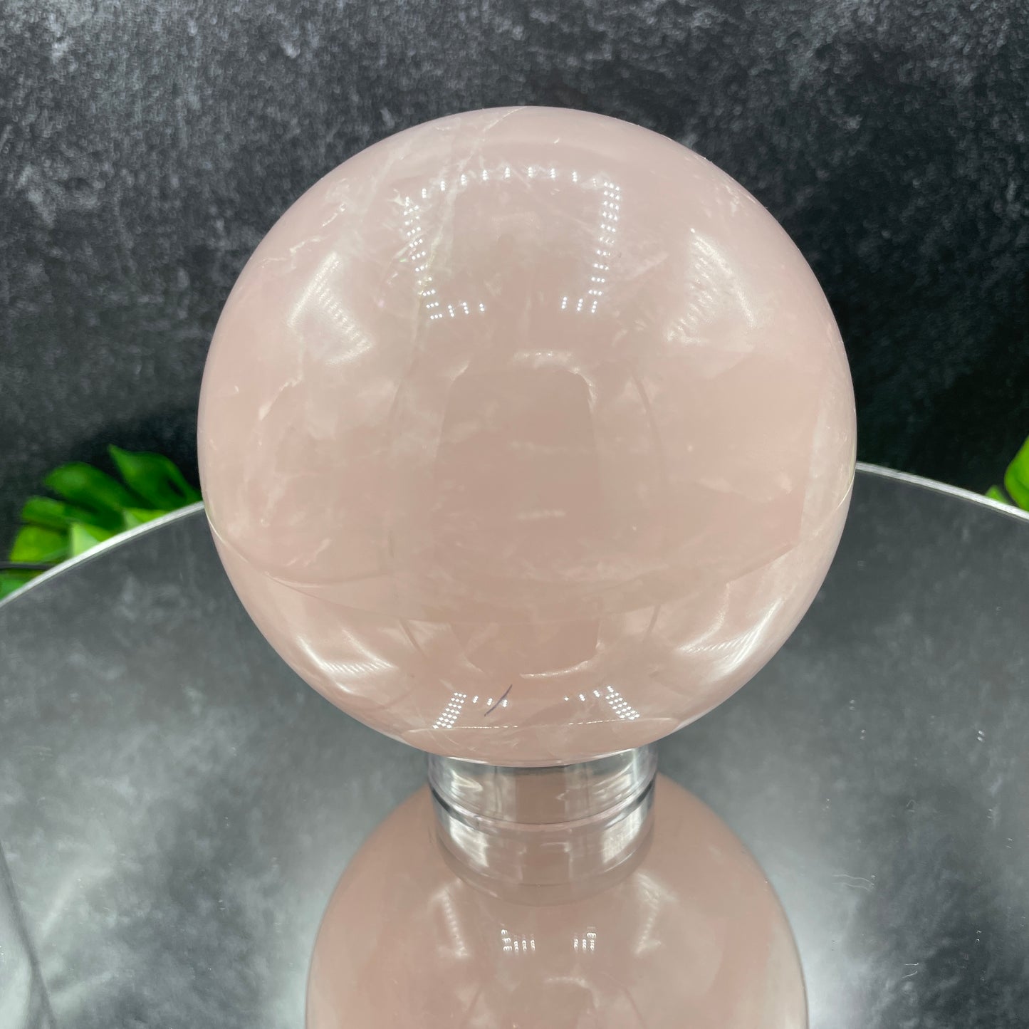 110mm Light Pink Rose Quartz Sphere