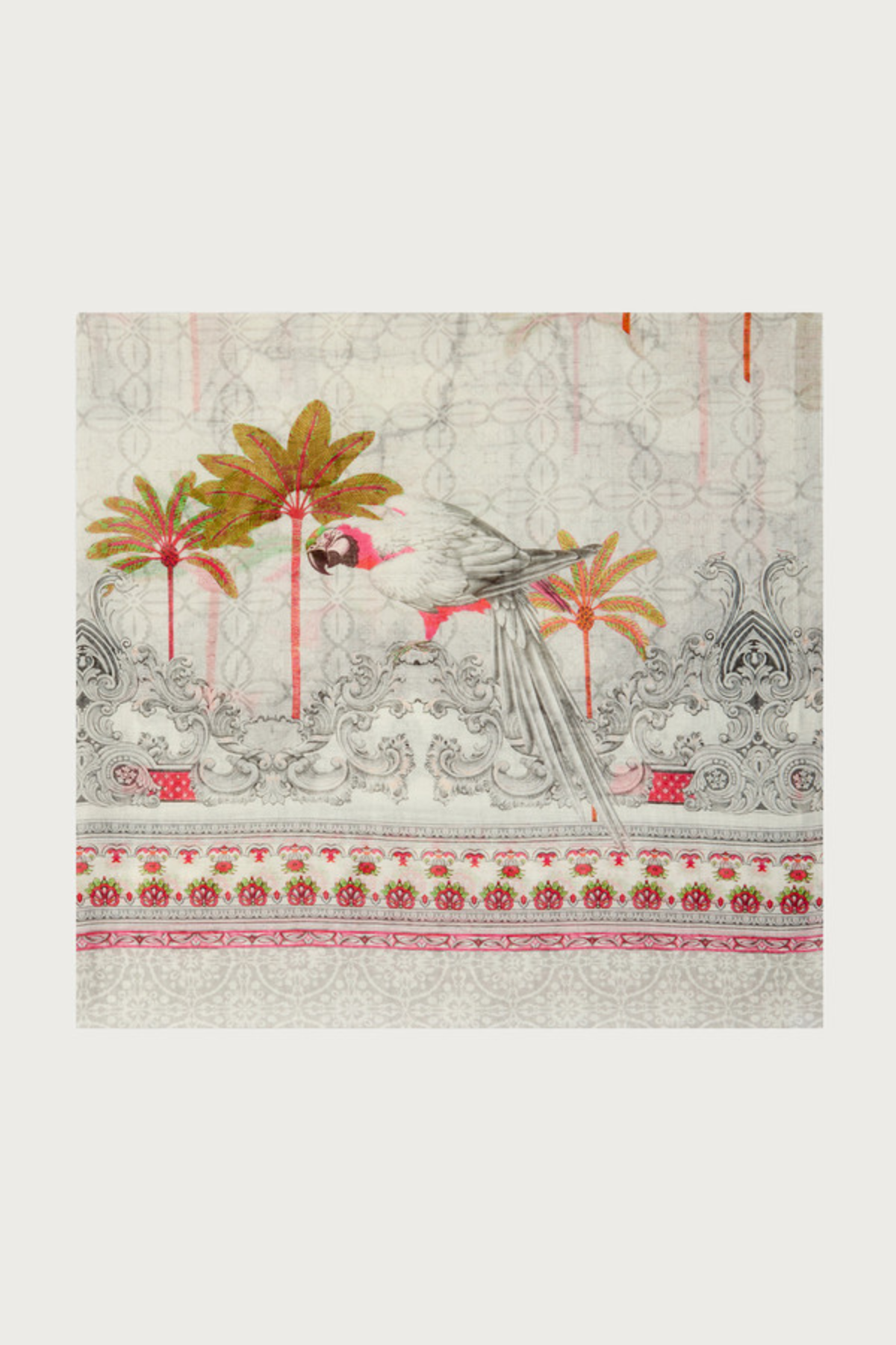 Tropical Vacation Print Scarf