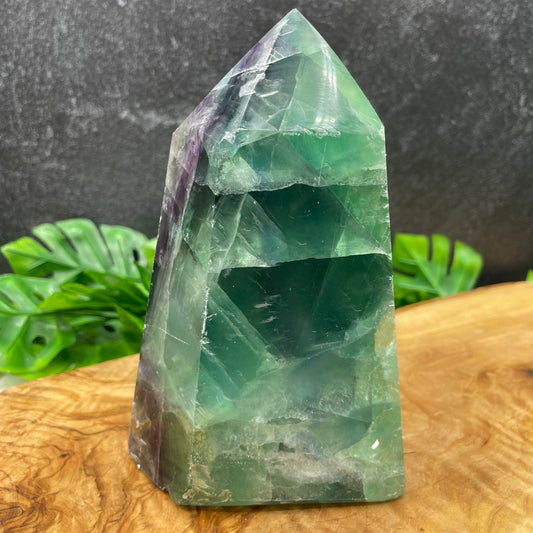 3 lb Rainbow Fluorite Tower - Sage & Magic