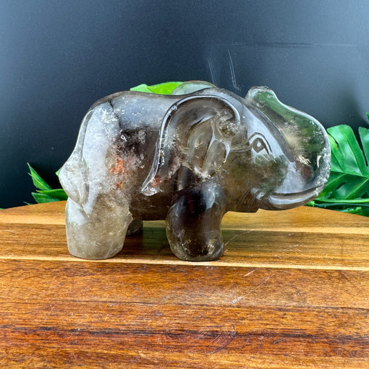 Smoky Quartz Elephant
