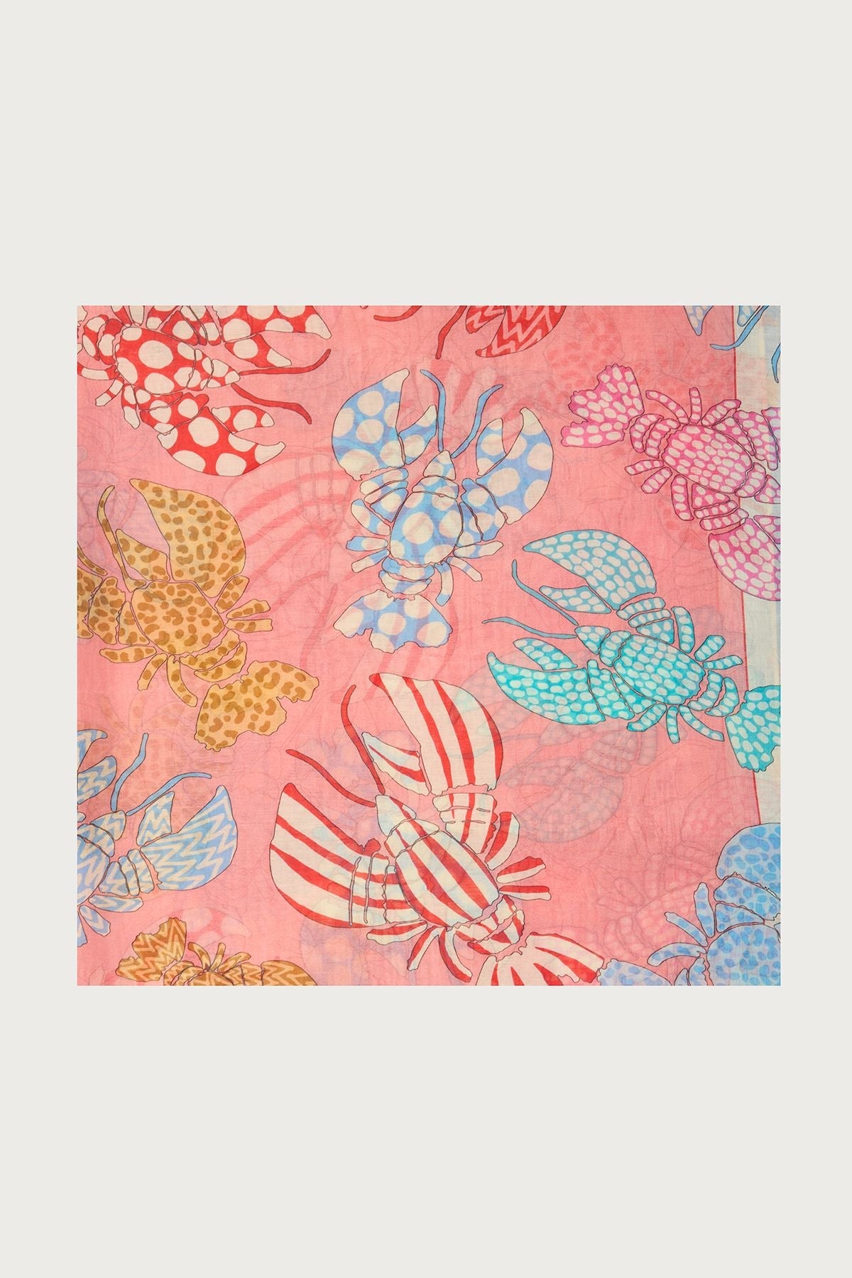 Lobster Printed Scarf