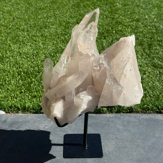 XL Lemurian Cluster on Stand