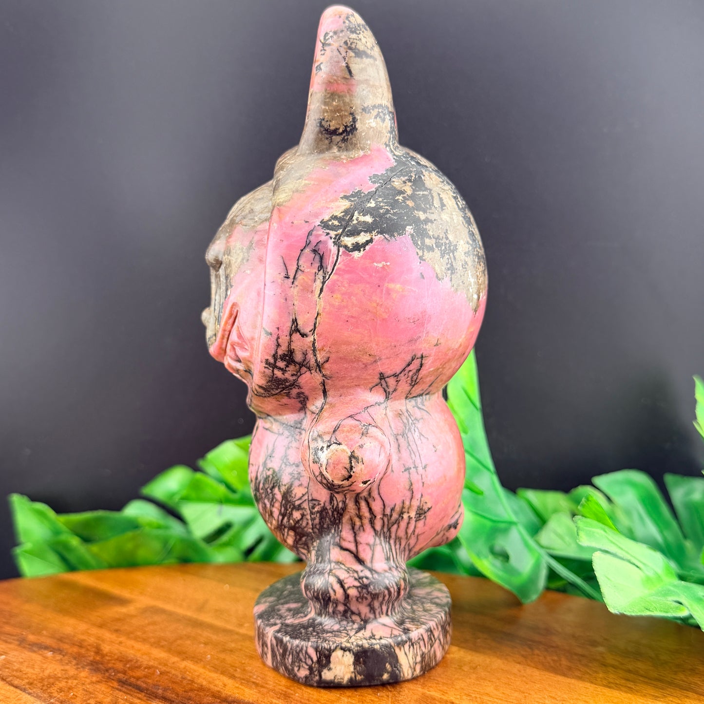 XL Pink Rhodonite Labubu